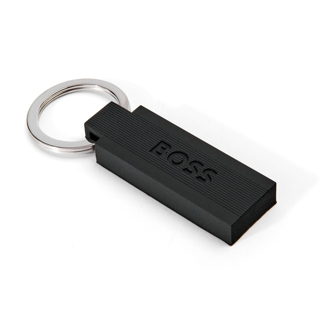 Designer keyrings & keychains for men BOSS Black Key ring Edge Iconic
