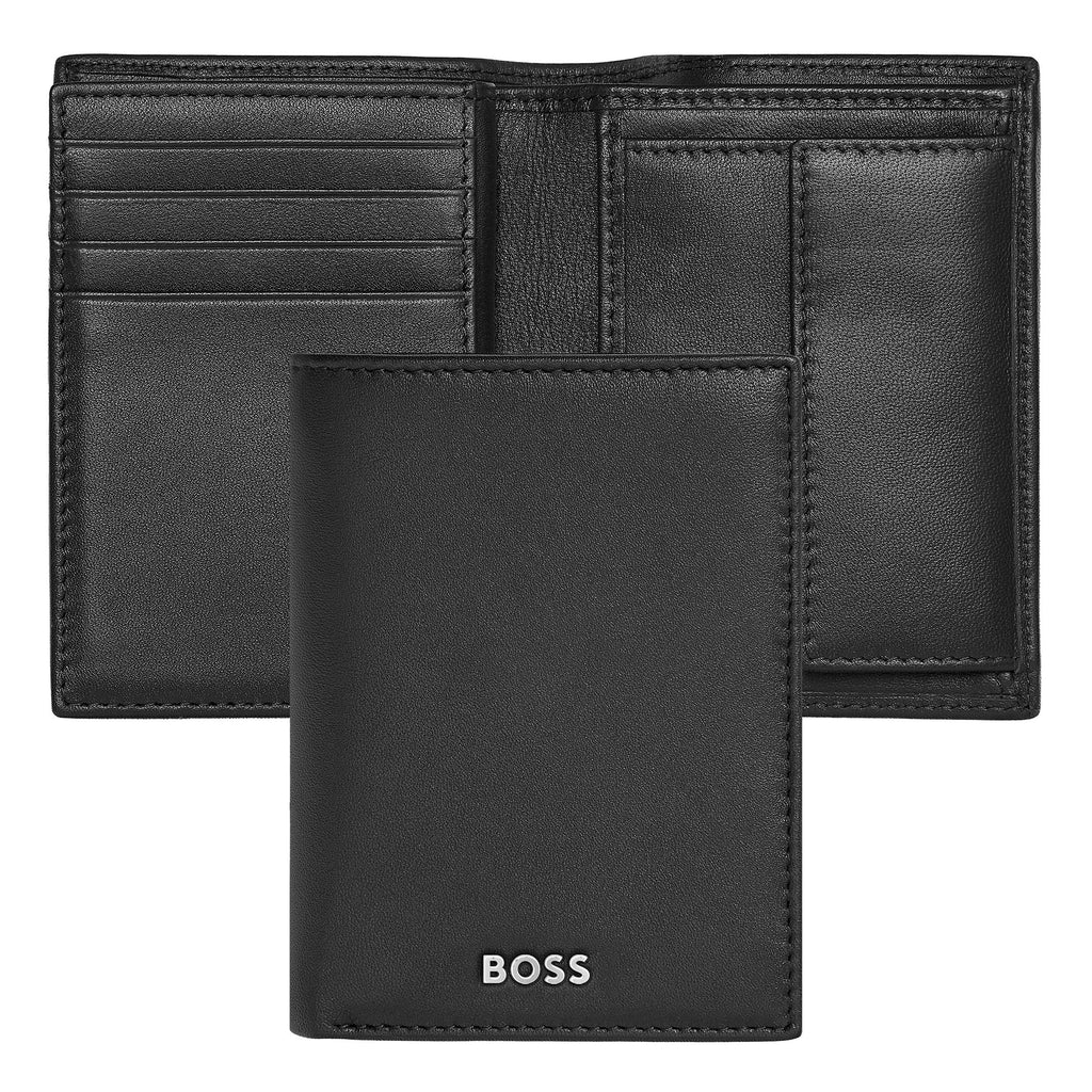  Men's bifold cases BOSS Black Flap Card holder with coin pocket Classic