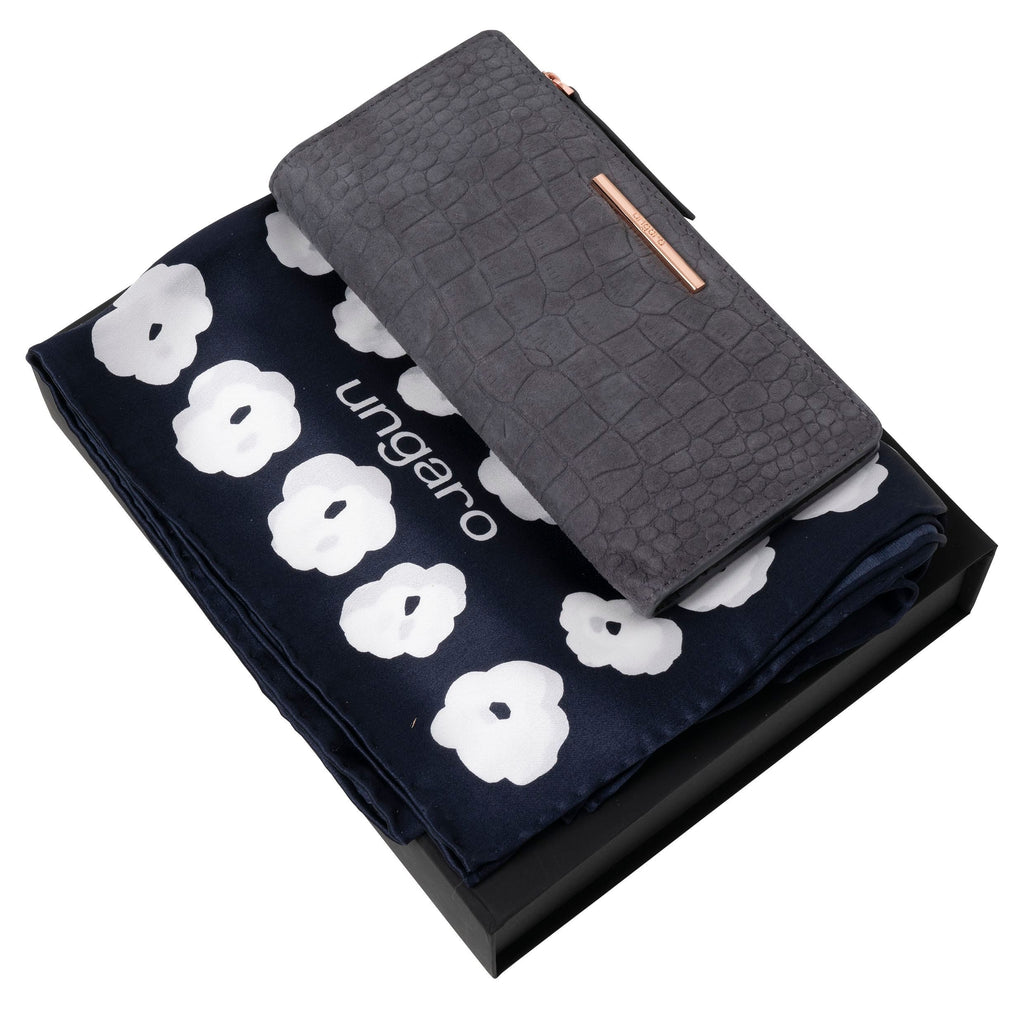  Luxury gift sets for women Ungaro lady purse & silk scarf Giada 