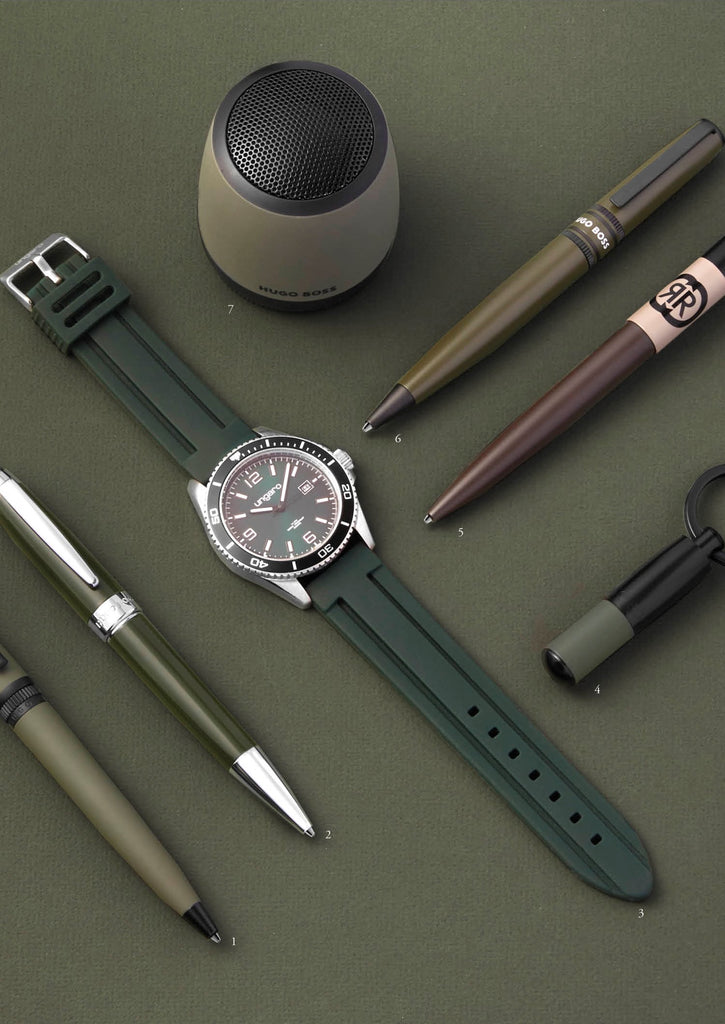 Hugo Boss | Cerruti 1881 | Ungaro | Green | fashion | fashion accessories | accessories | Writing instruments | Pens | Ballpoint pens | Rollerball pens | Watches | wrist watch | speaker | wireless speaker | Bluetooth speaker | Gifts | HK | China | 綠色禮品