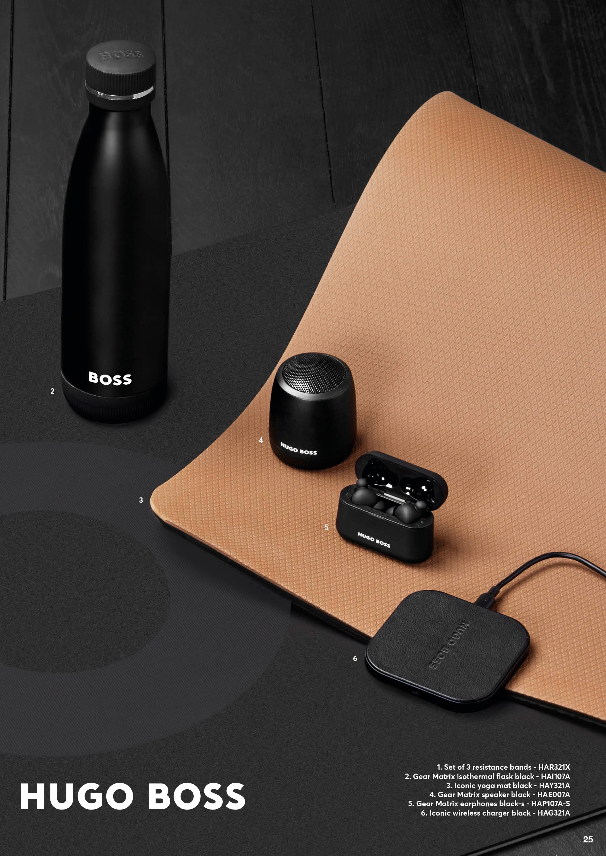 HUGO BOSS　ワイヤレスイヤホン Luxury earbuds for Hugo Boss Fashion White Earphones Gear