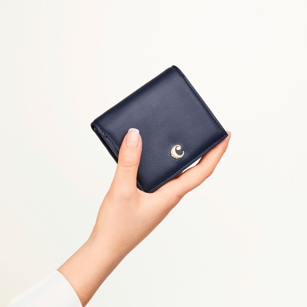  Ladies' designer purses & wallets Cacharel navy lady wallet Albane 