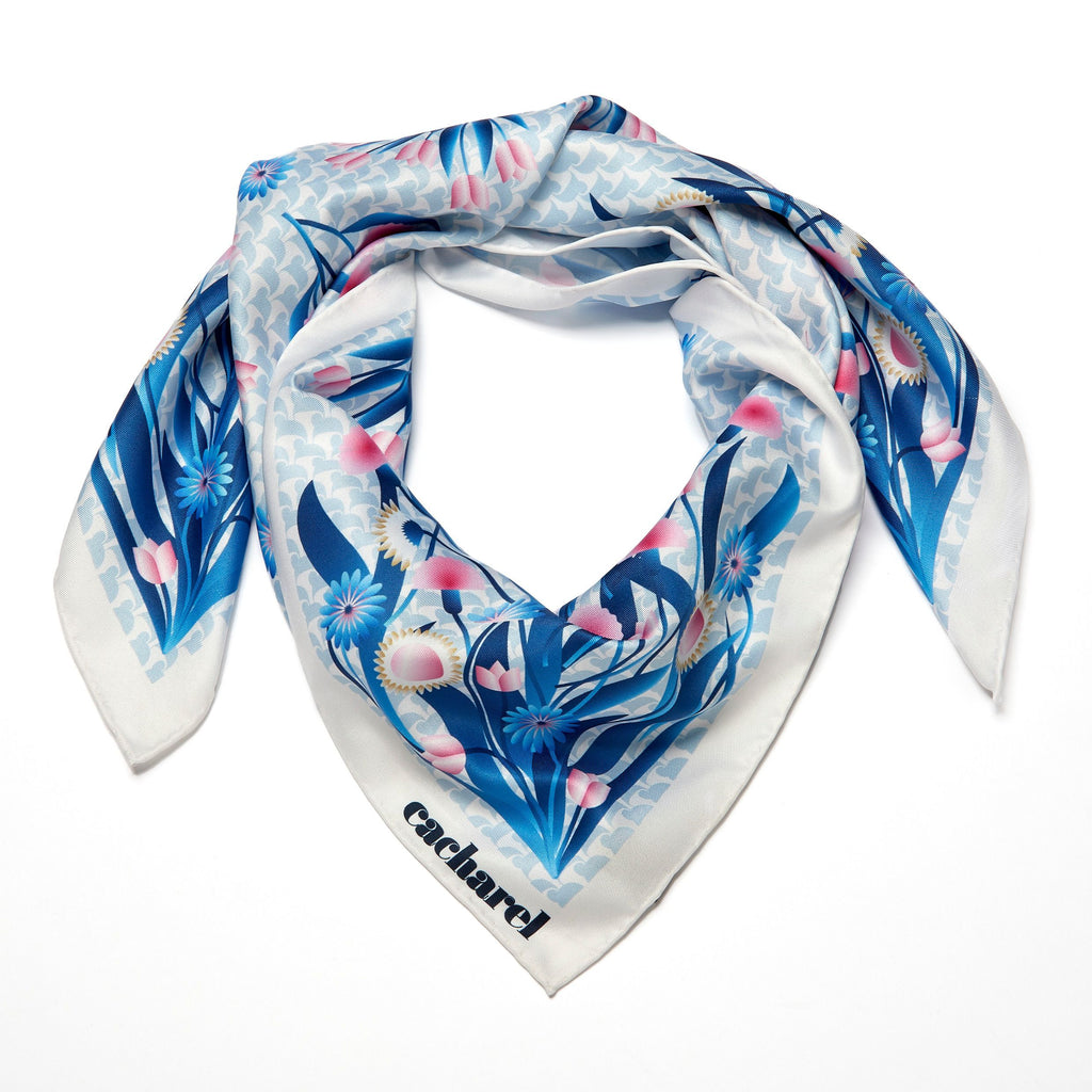 Women's fashion scarves CACHAREL White Scarf Astrid 