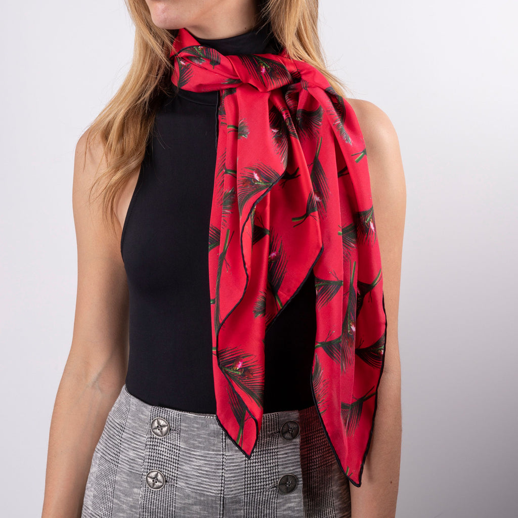 Apparel & accessories for Cacharel cherry Silk scarf Victoire