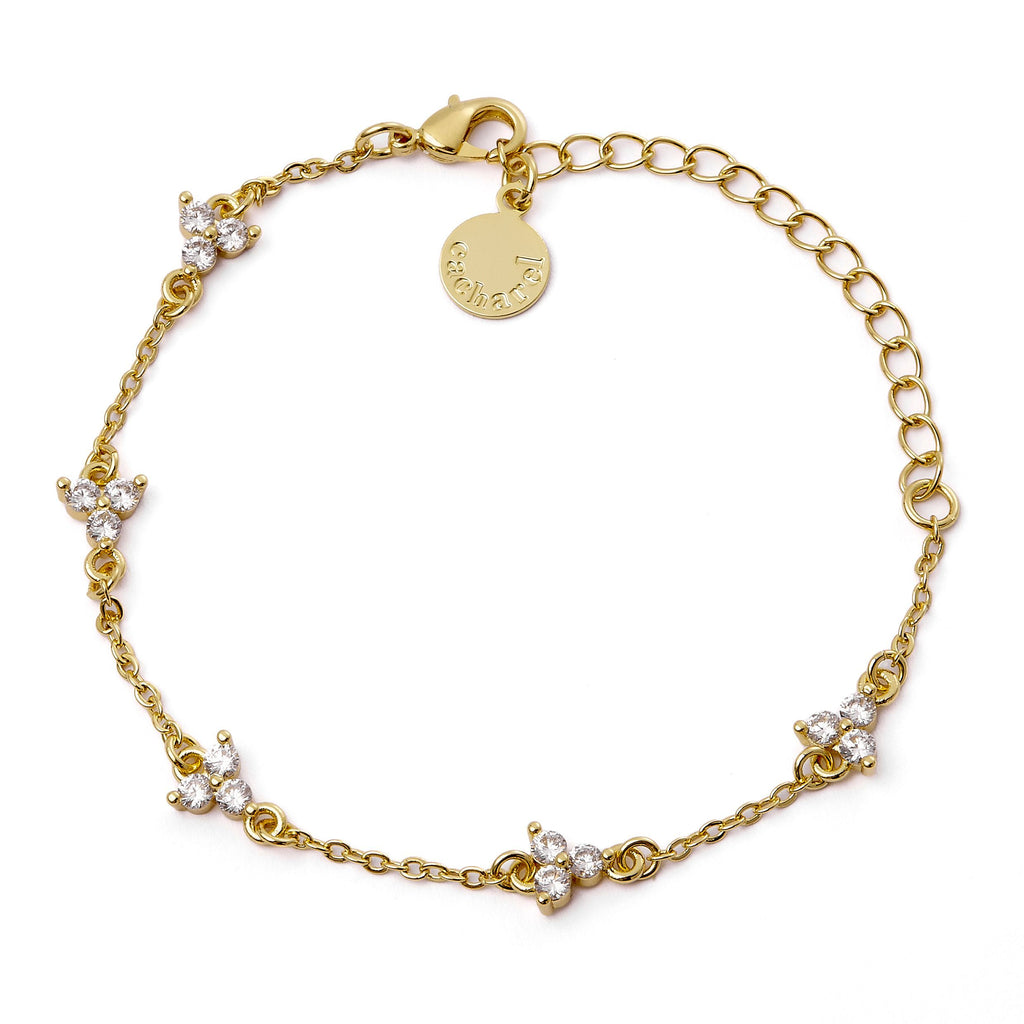 Women's prestige gift sets CACHAREL stylish bracelet & scarf Ambre