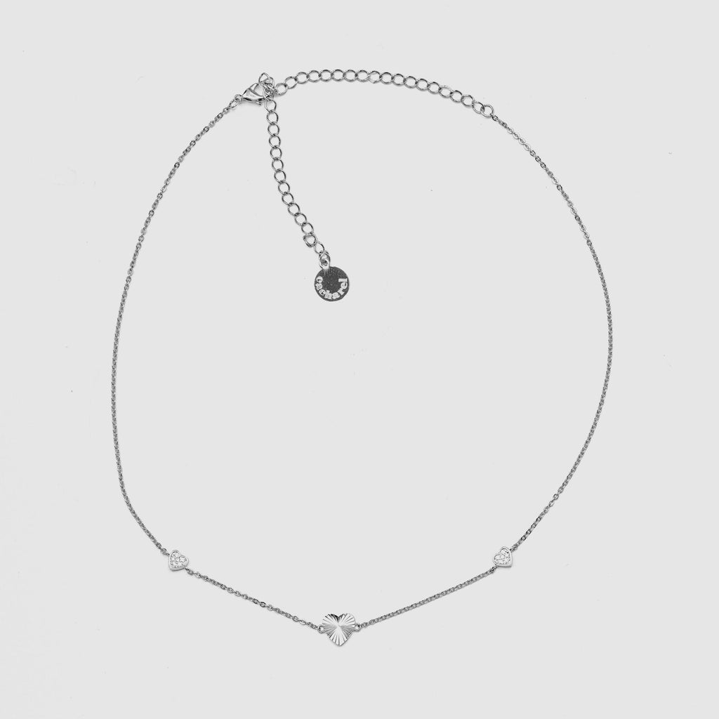 Business gift sets for her Alix Cacharel Silver Bracelet & Necklace