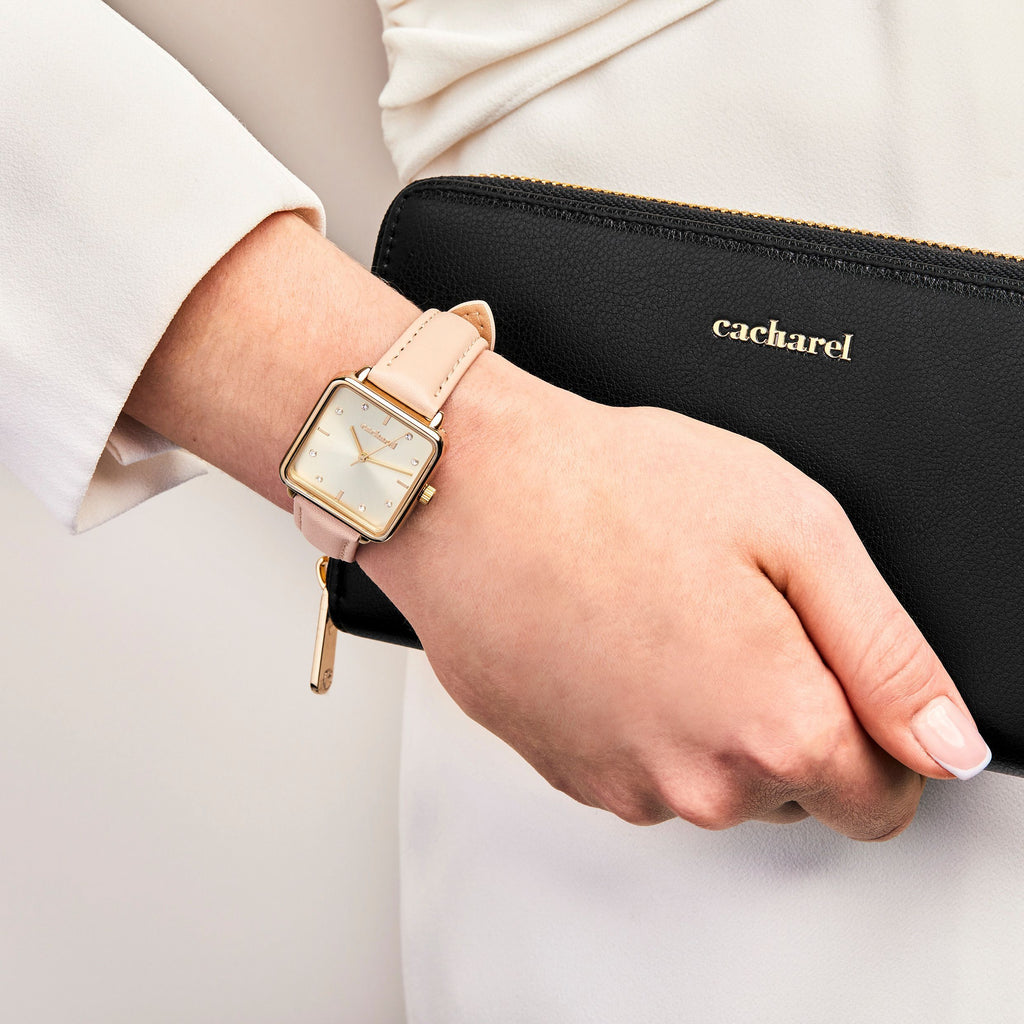 Corporate gifts to employees Cacharel watch Timeless in nude strap