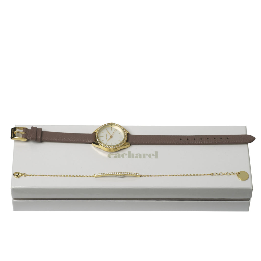 Watch & Bracelet from Cacharel premium gift set in HK & China
