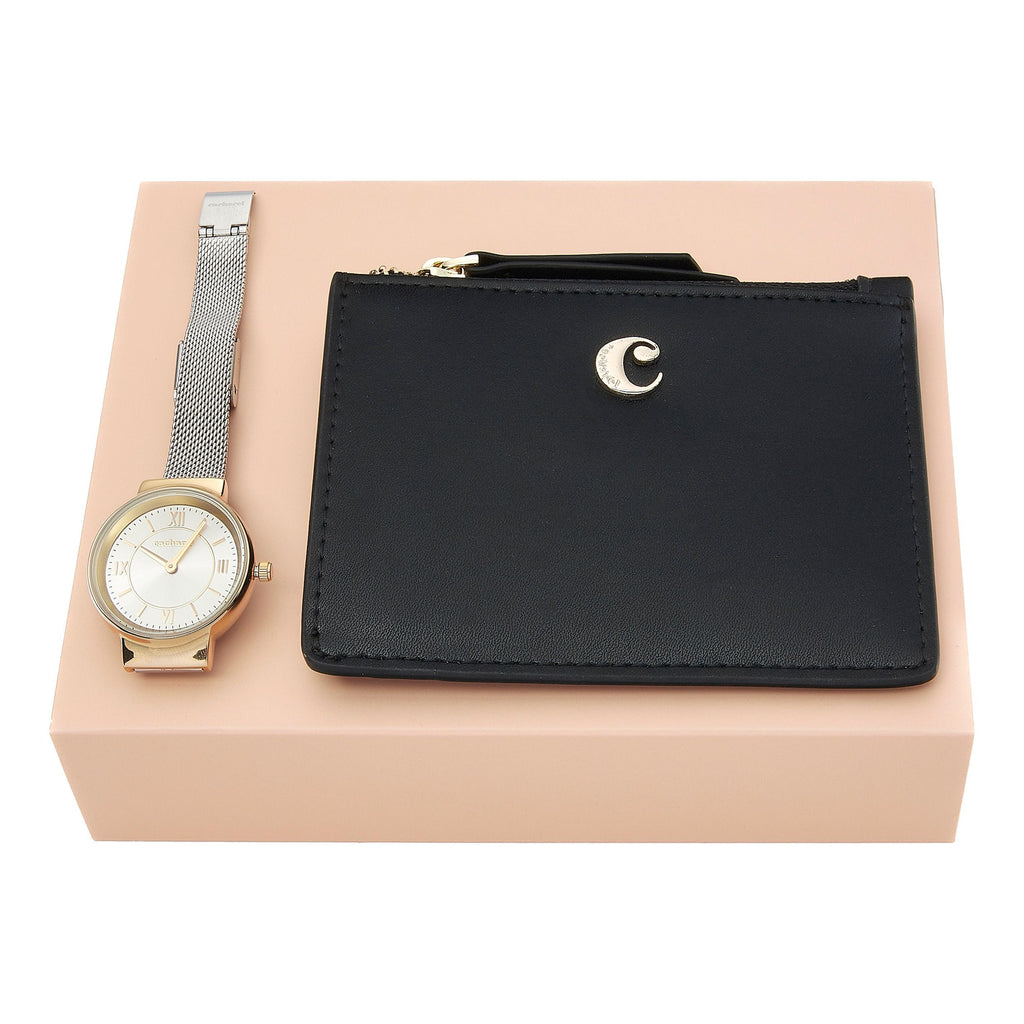 Ladies' promotional gift sets Cacharel Coin purse and Watch
