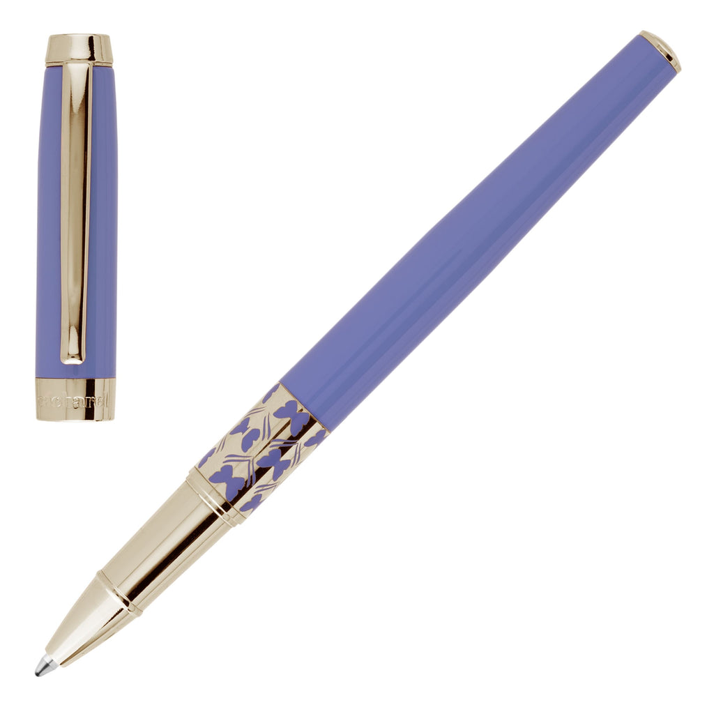 Gift sets Cacharel Bright Blue rollerball pen & silk scarf Hortense 