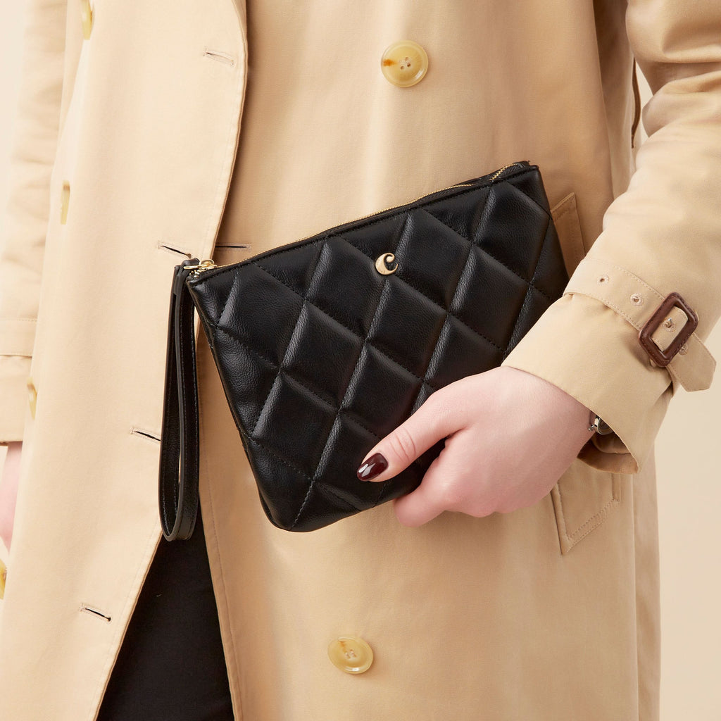 Women's clutch & evening bags CACHAREL Black Dressing-case Ambre
