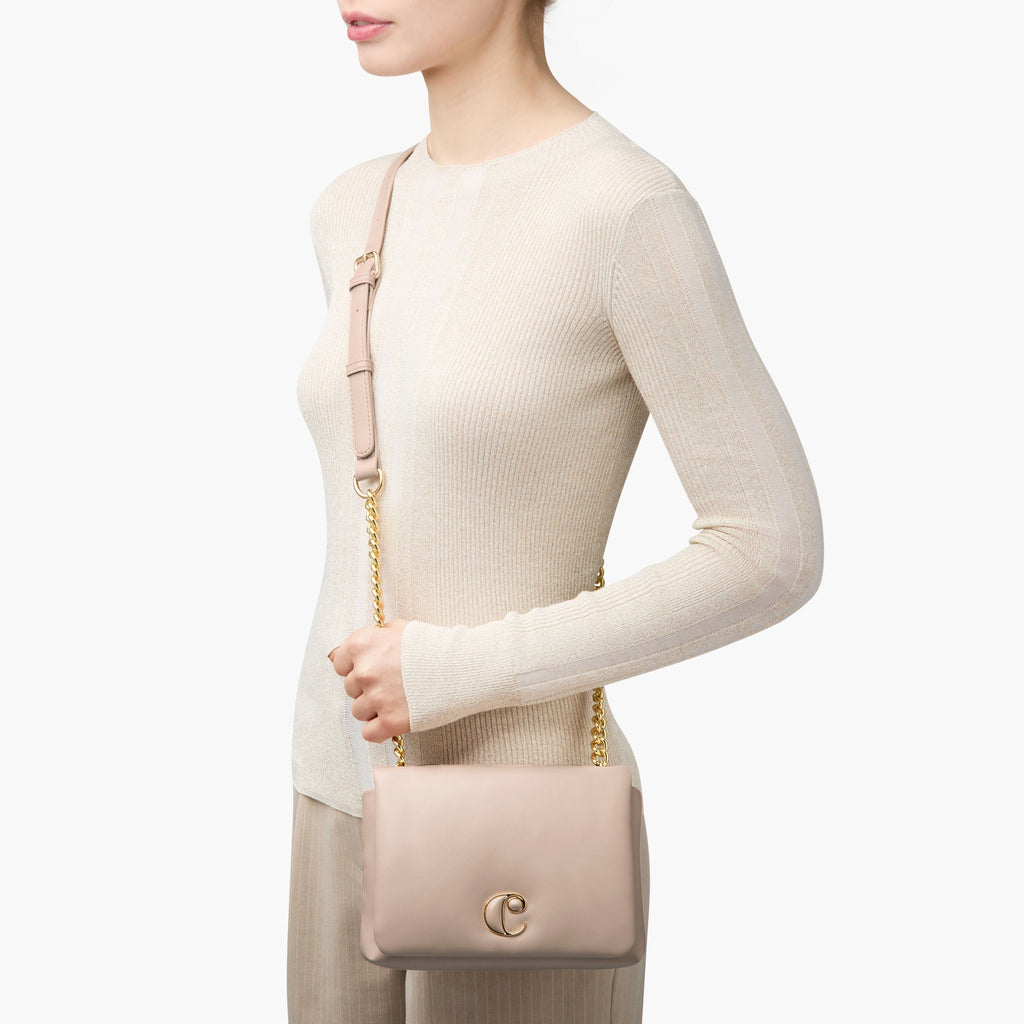 CACHAREL lady crossbody bag Vivienne with iconic gold-plated C logo