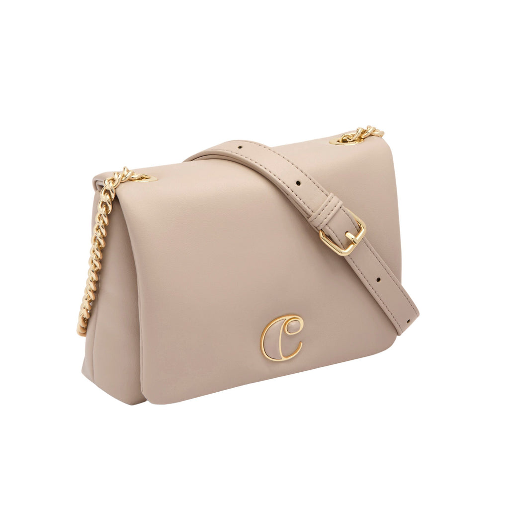 CACHAREL lady crossbody bag Vivienne with iconic gold-plated C logo