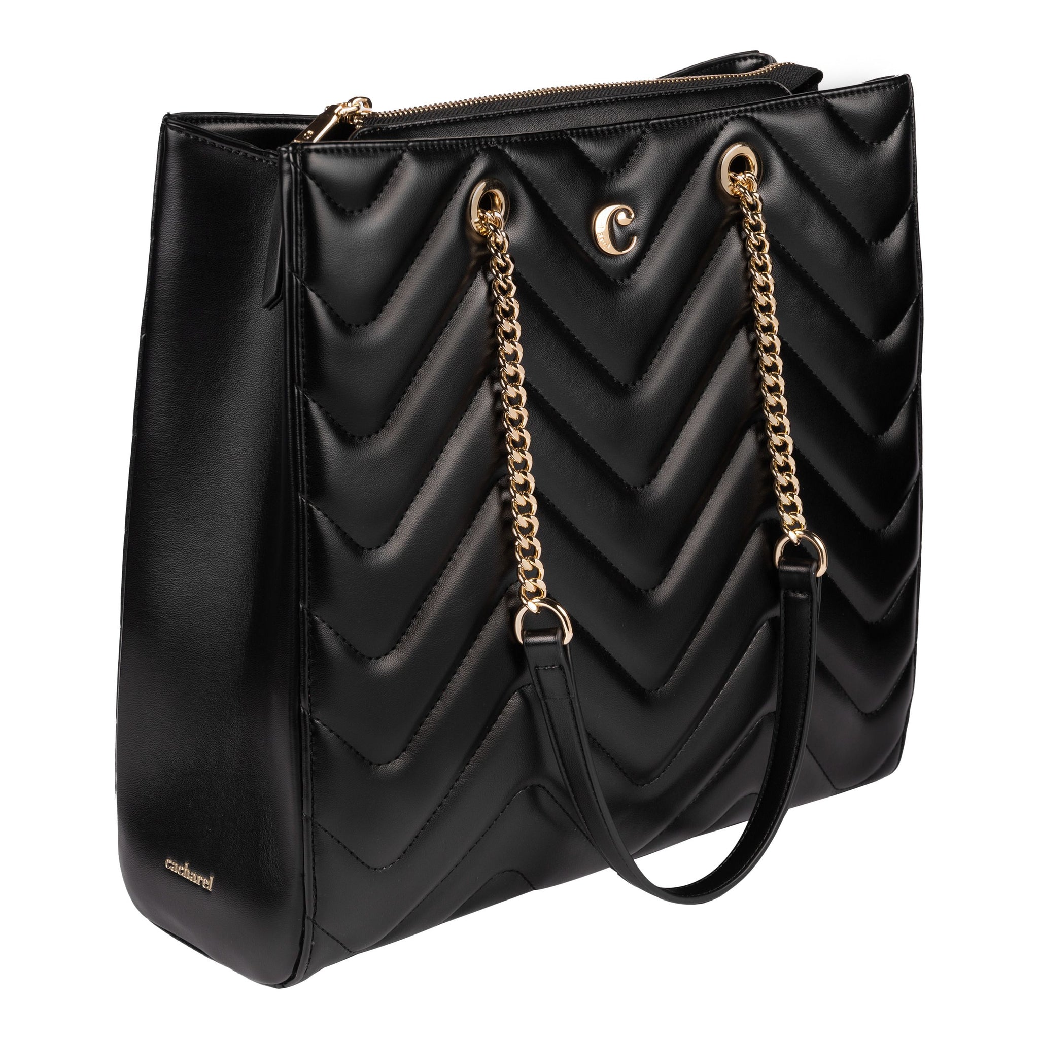 Ladies tote bags CACHAREL Fashion Black Lady bag Odeon Luxury Corporate Gifts B2B Gifts Shop HK