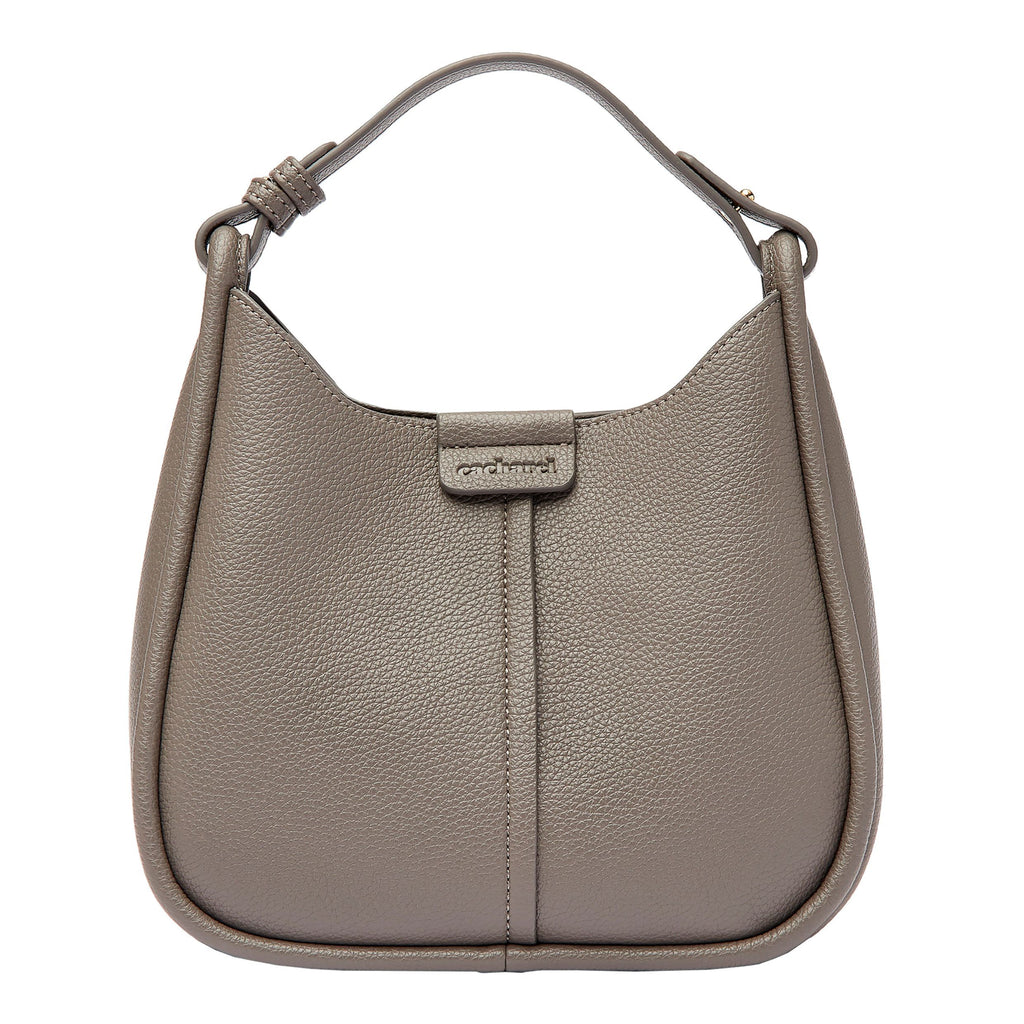 Ladies' elegant shoulder bags CACHAREL Lady bag Astrid in taupe color