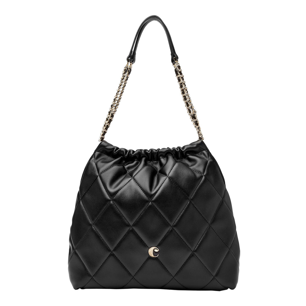   Women's designer shoulder bags CACHAREL black Lady bag Ambre 