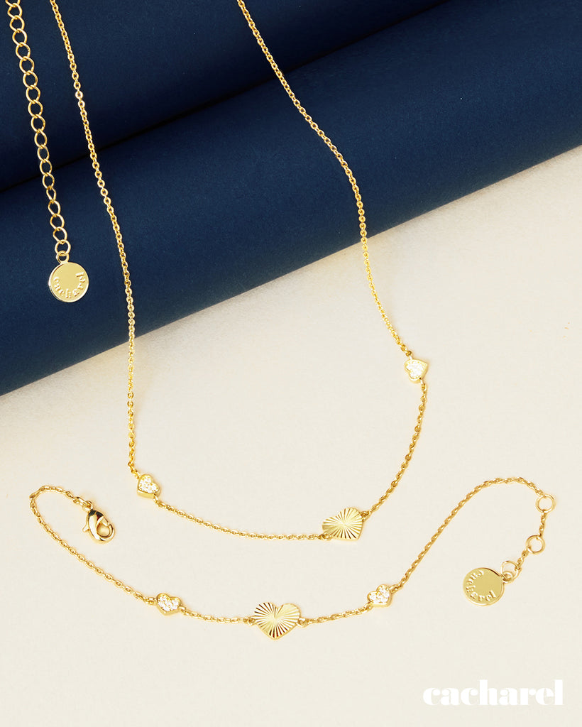 Women's designer jewelry Cacharel Luxury fashion Gold Necklace Alix