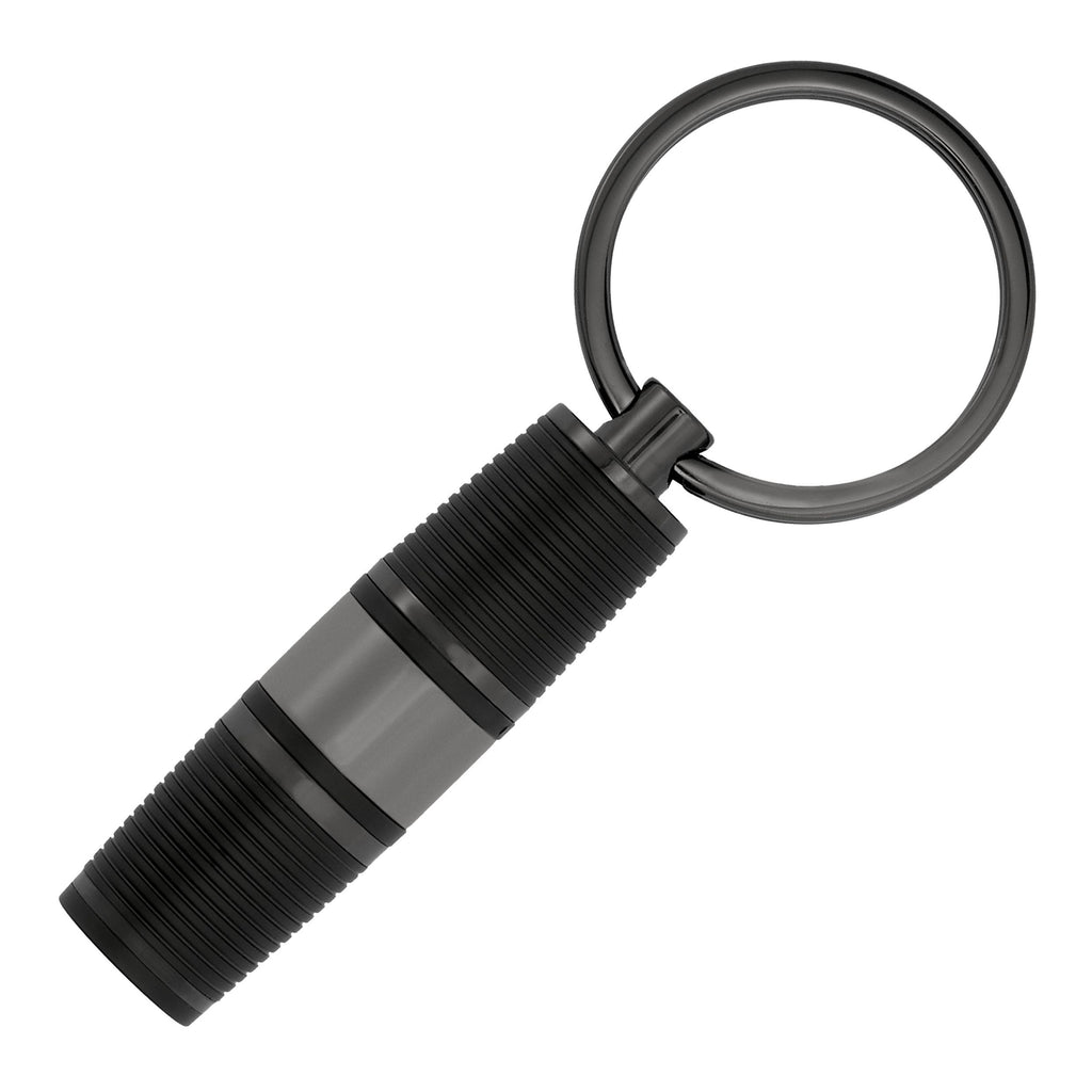 FESTINA Key ring in black stripe with engraved logo on midring Bold 
