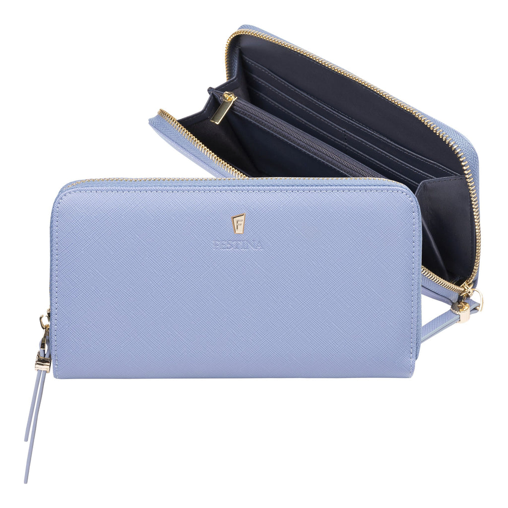 Gift set Mademoiselle Festina light blue Ballpoint pen & Travel purse 