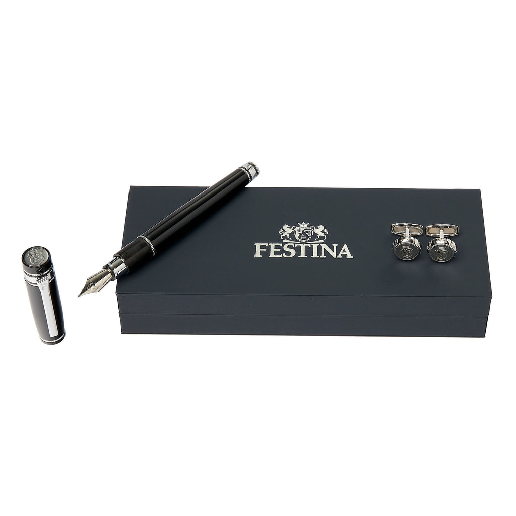 Gift set for men 2pc Festina Trendy Cufflinks and Fountain pen