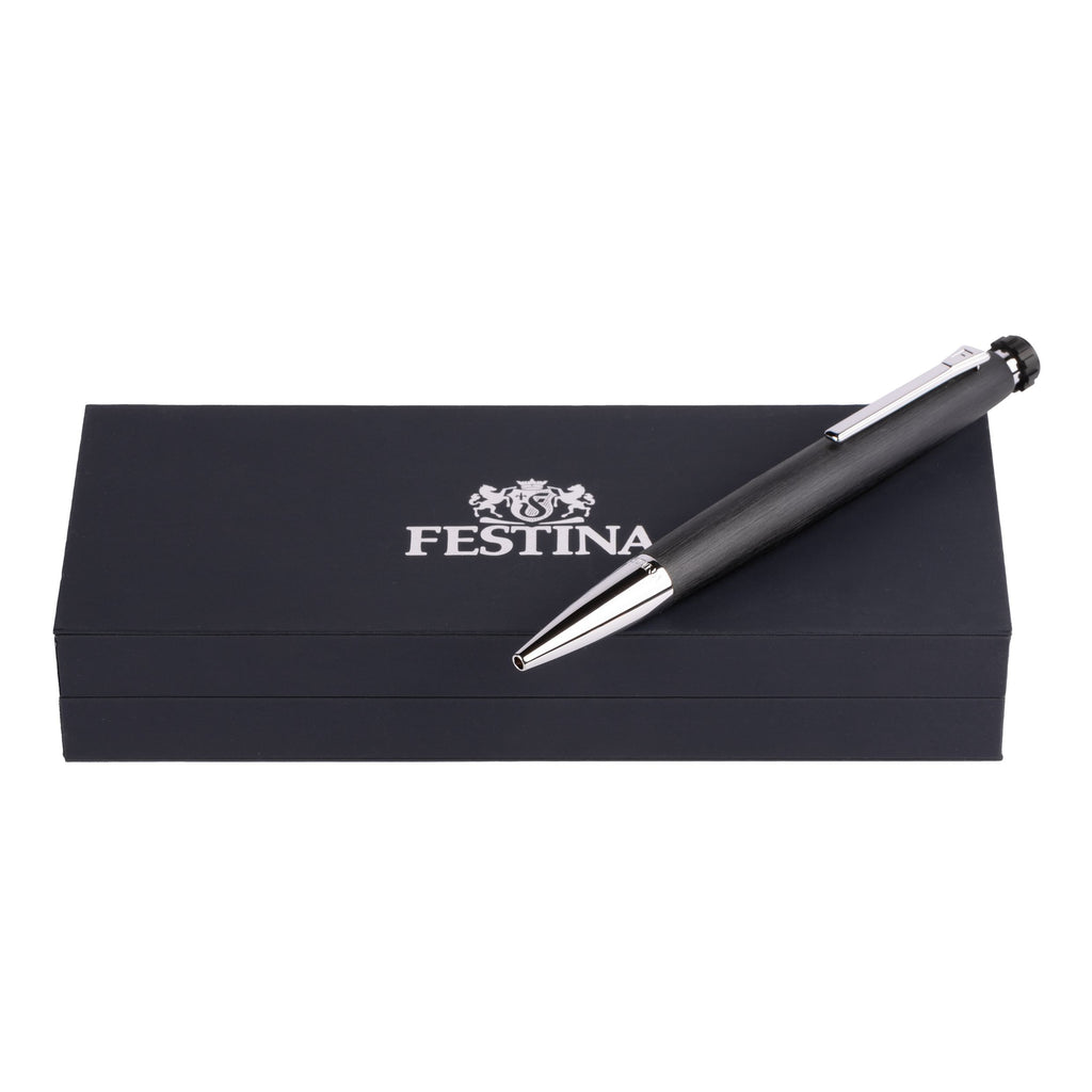 Business gifts FESTINA Ballpoint pen Chronobike classic in chrome black