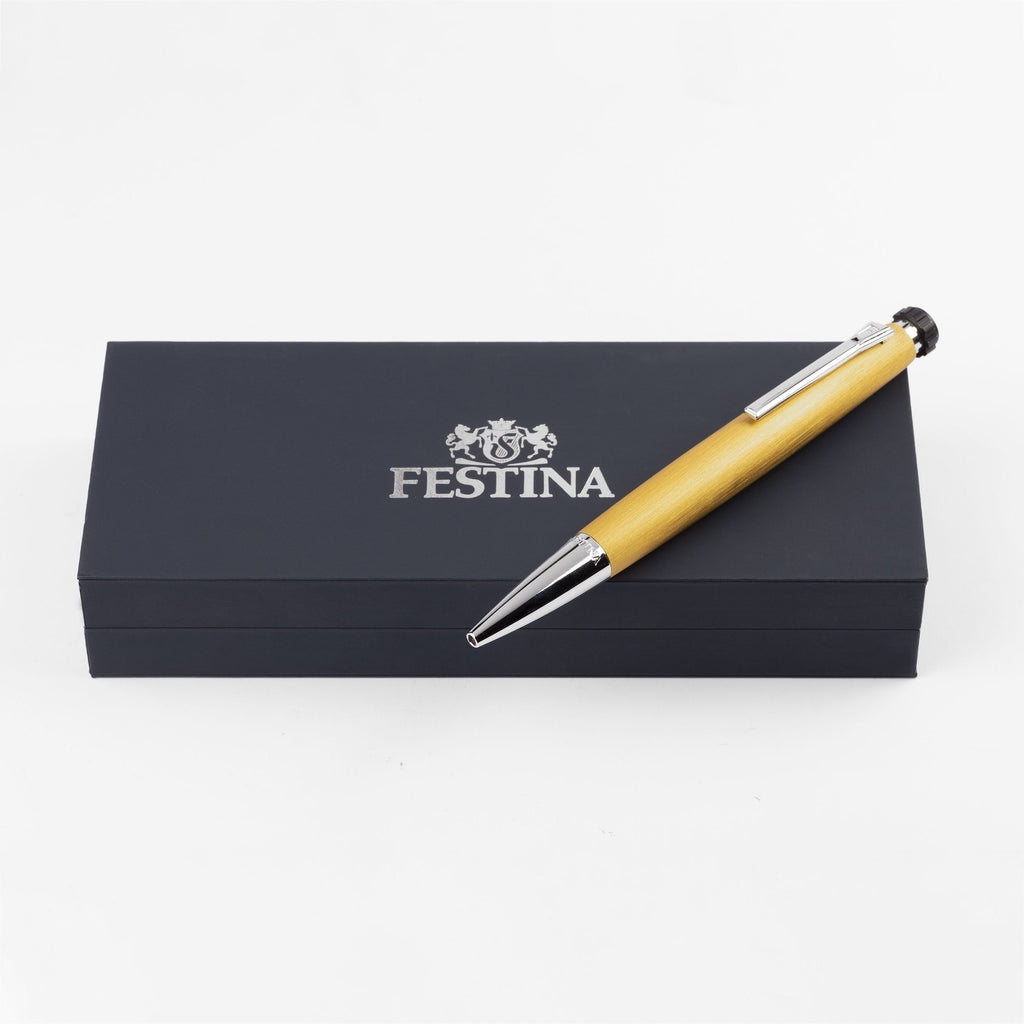 Gift ideas for women Festina rainbow yellow Ballpoint pen Chronobike