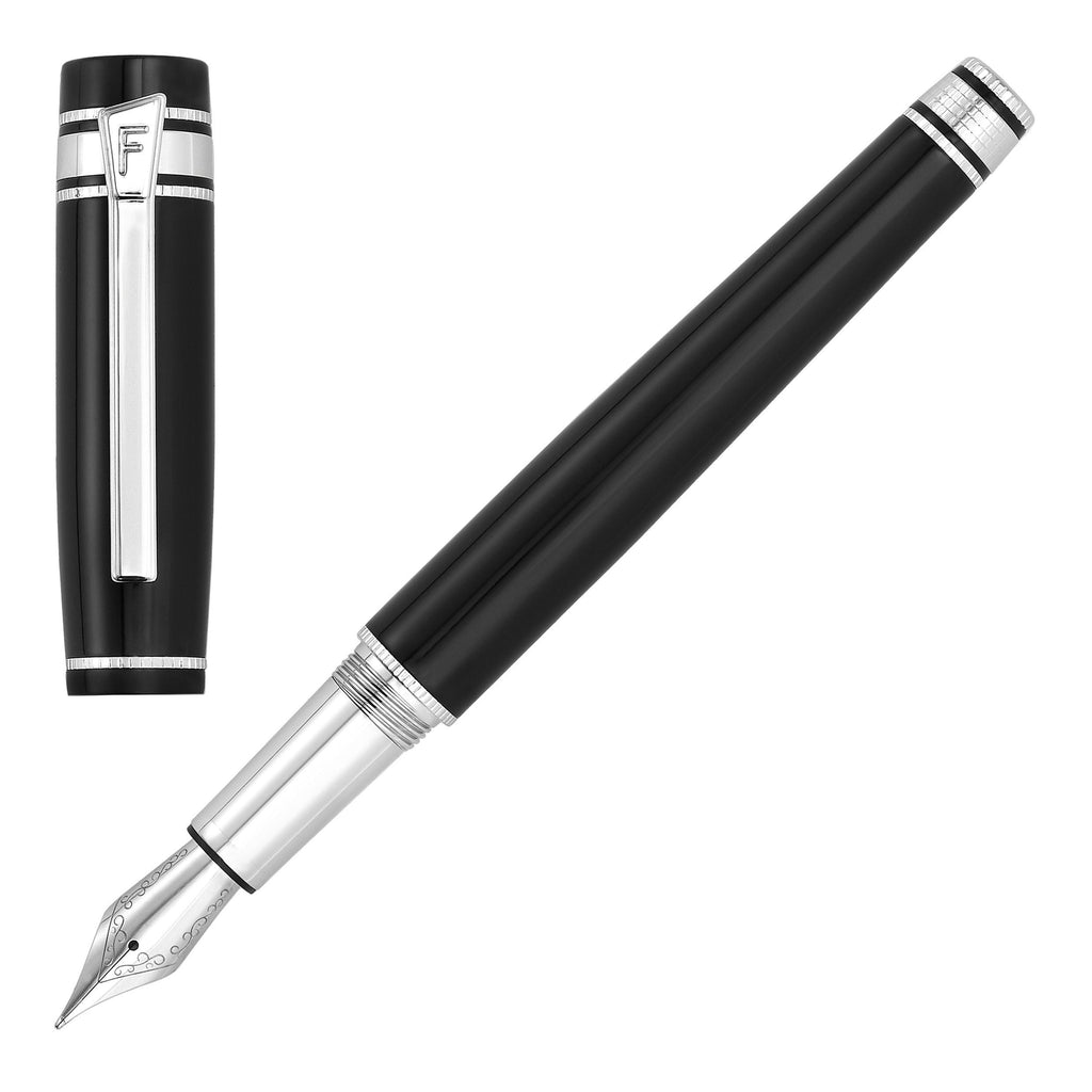 Pen set 2pc FESTINA Classic Black Fountain pen & Rollerball pen Bold