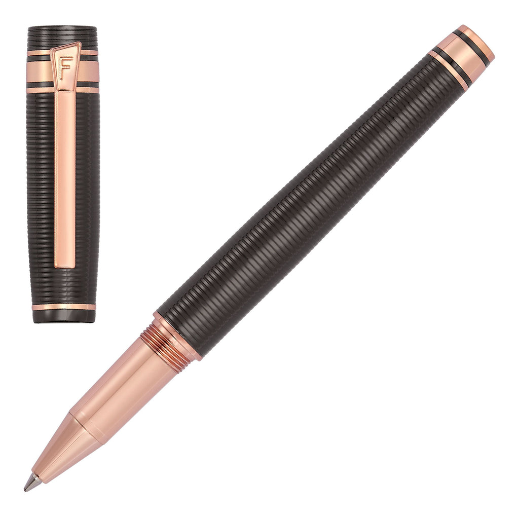 Pen set FESTINA stripe gun/rosegold Ballpoint pen & Rollerball pen Bold