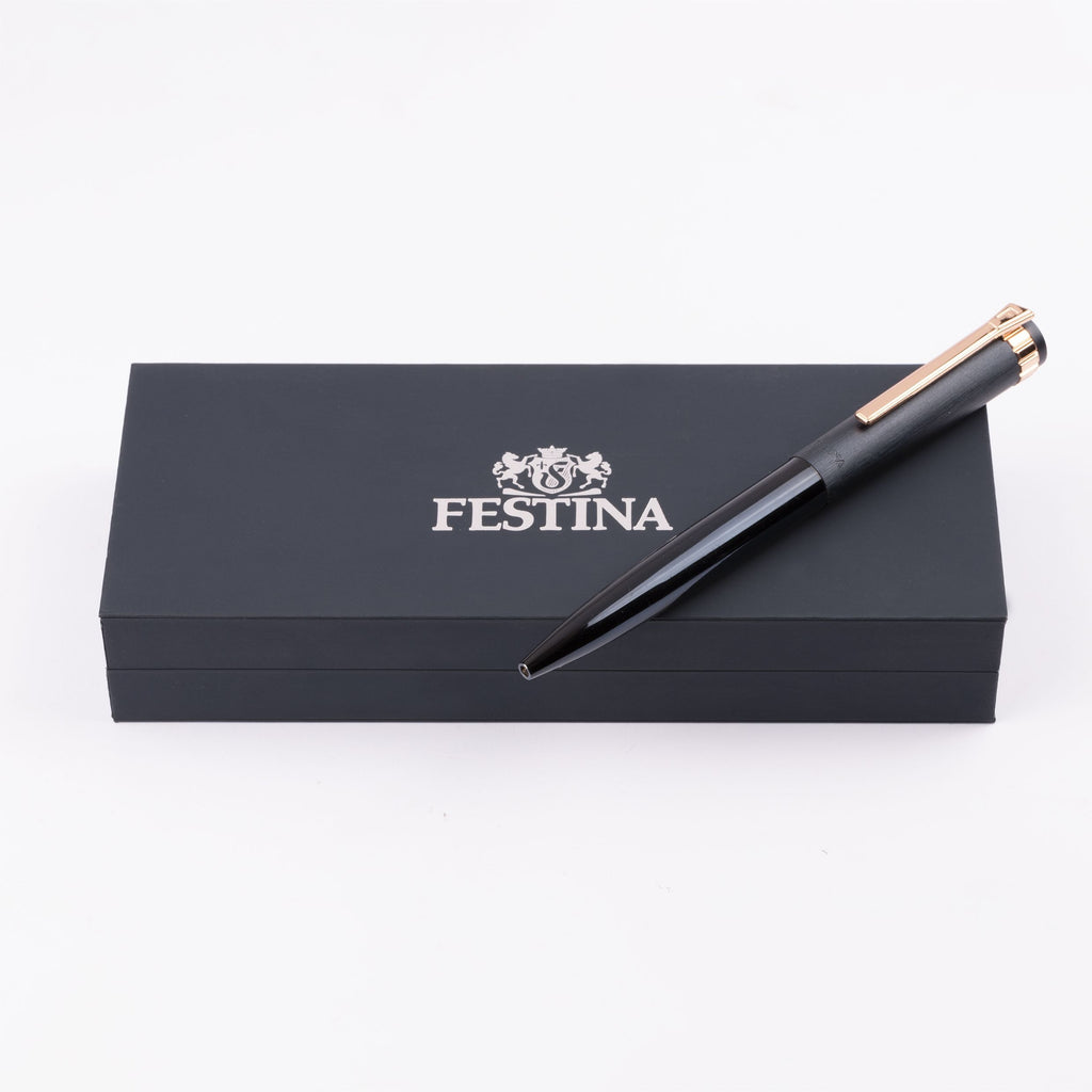 Writing instruments FESTINA Ballpoint pen Prestige in Rose Gold Navy
