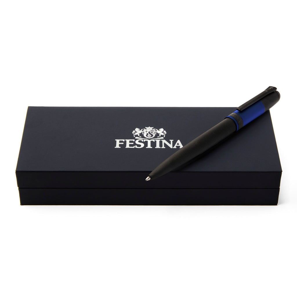 Gift ideas Festina blue ballpoint pen Classicals in black edition 