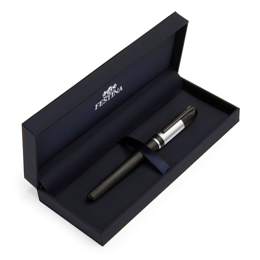 silver Rollerball pen Classicals black edition from Festina catalogue