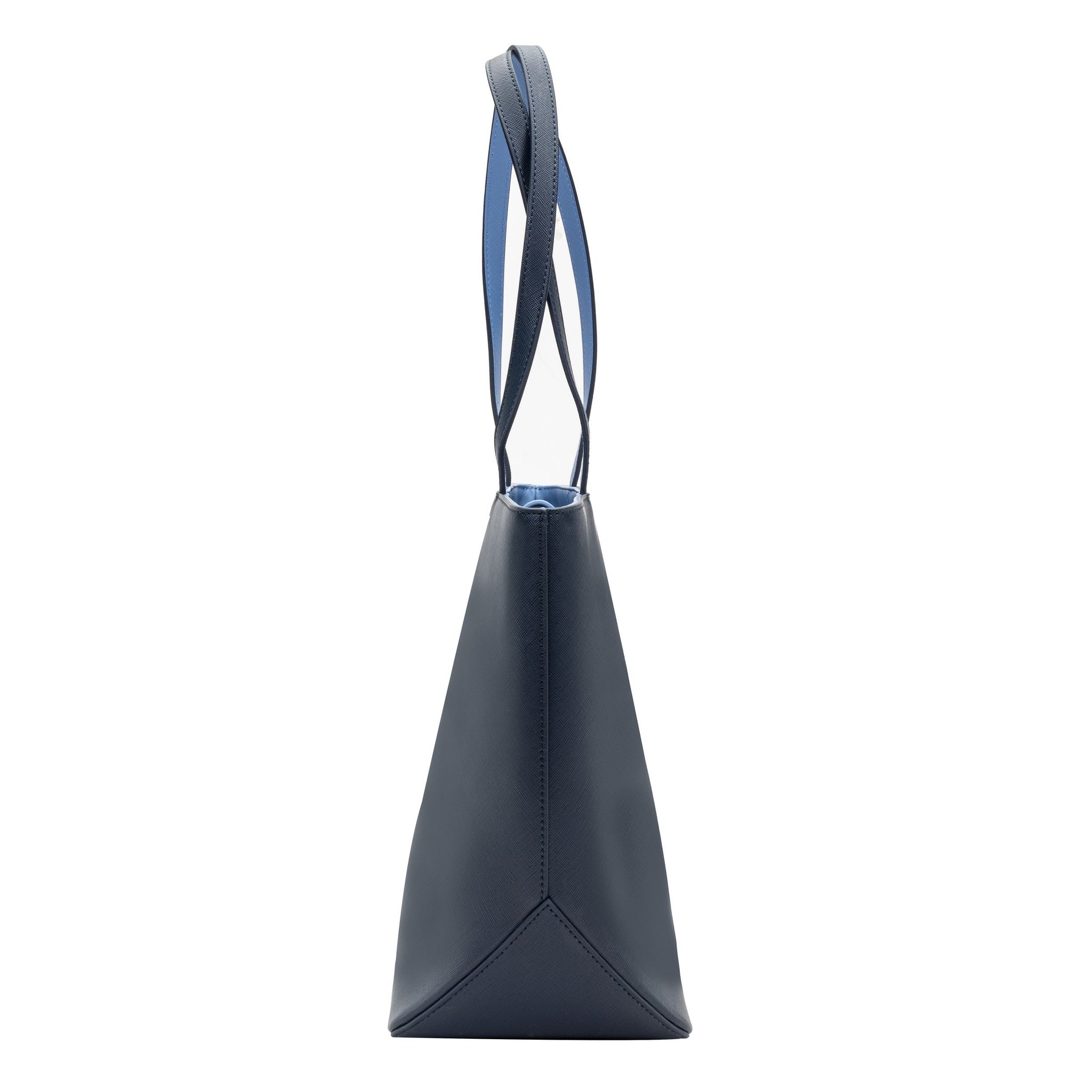 ★TOUT Y EST★ Amante Tote Bag S Midnight Navy 0JSN3TT40602F Leather Tote Bag With Pouch - Black Black | NYDJ