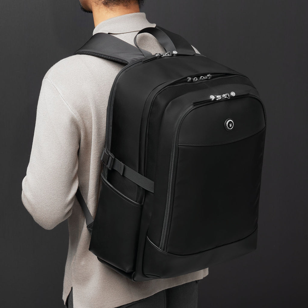 Men's travel storage bags FESTINA Black Backpack weekend Button