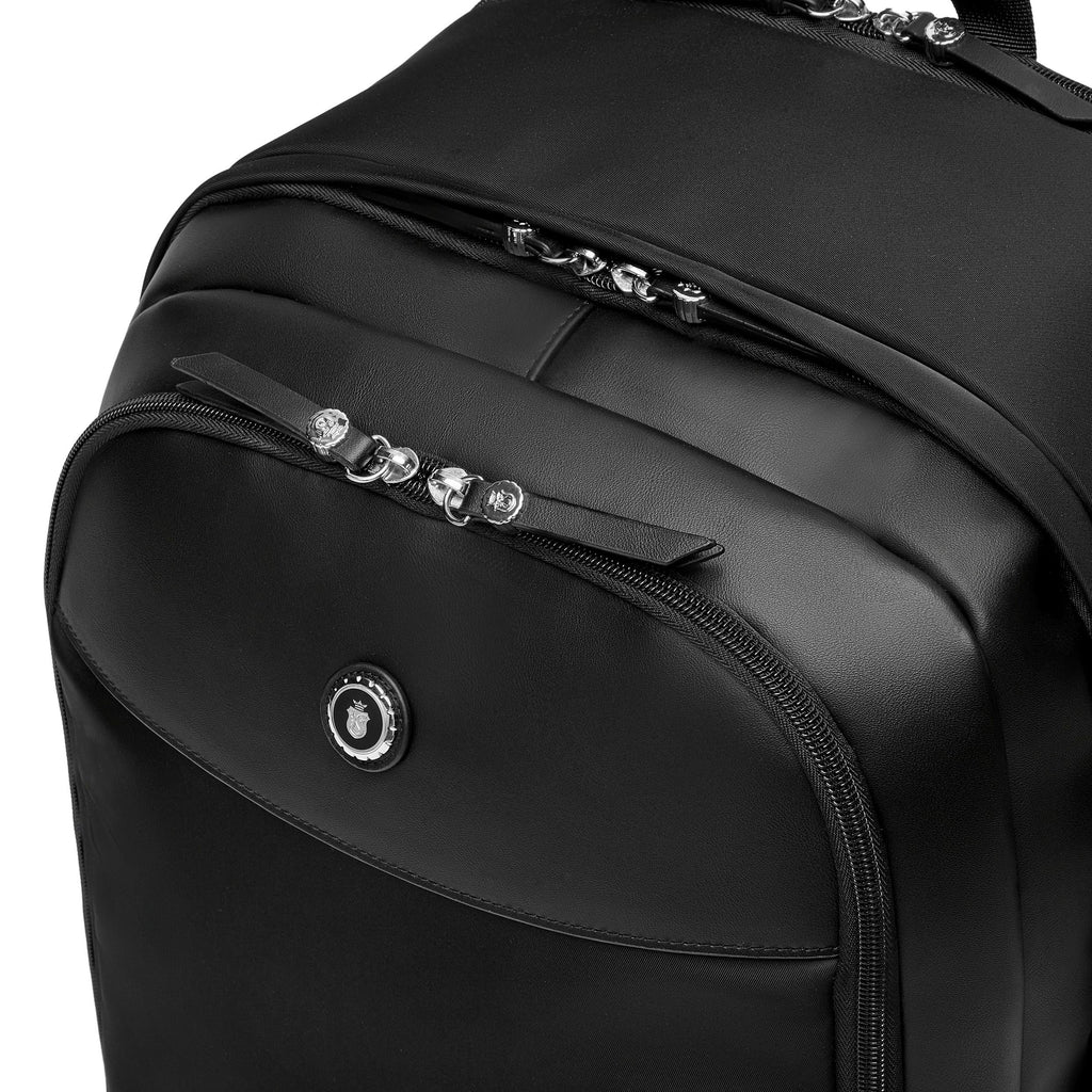 Men's travel storage bags FESTINA Black Backpack weekend Button 