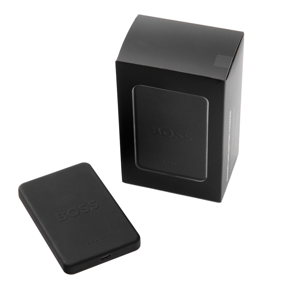 MagSafe wireless charger HUGO BOSS Black Designer Power bank Iconic 