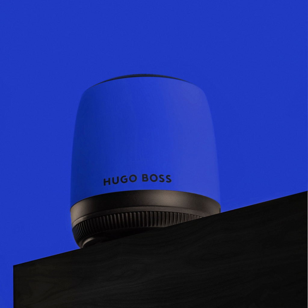 Luxury speakers Hugo Boss fashion blue wireless speaker Gear Matrix