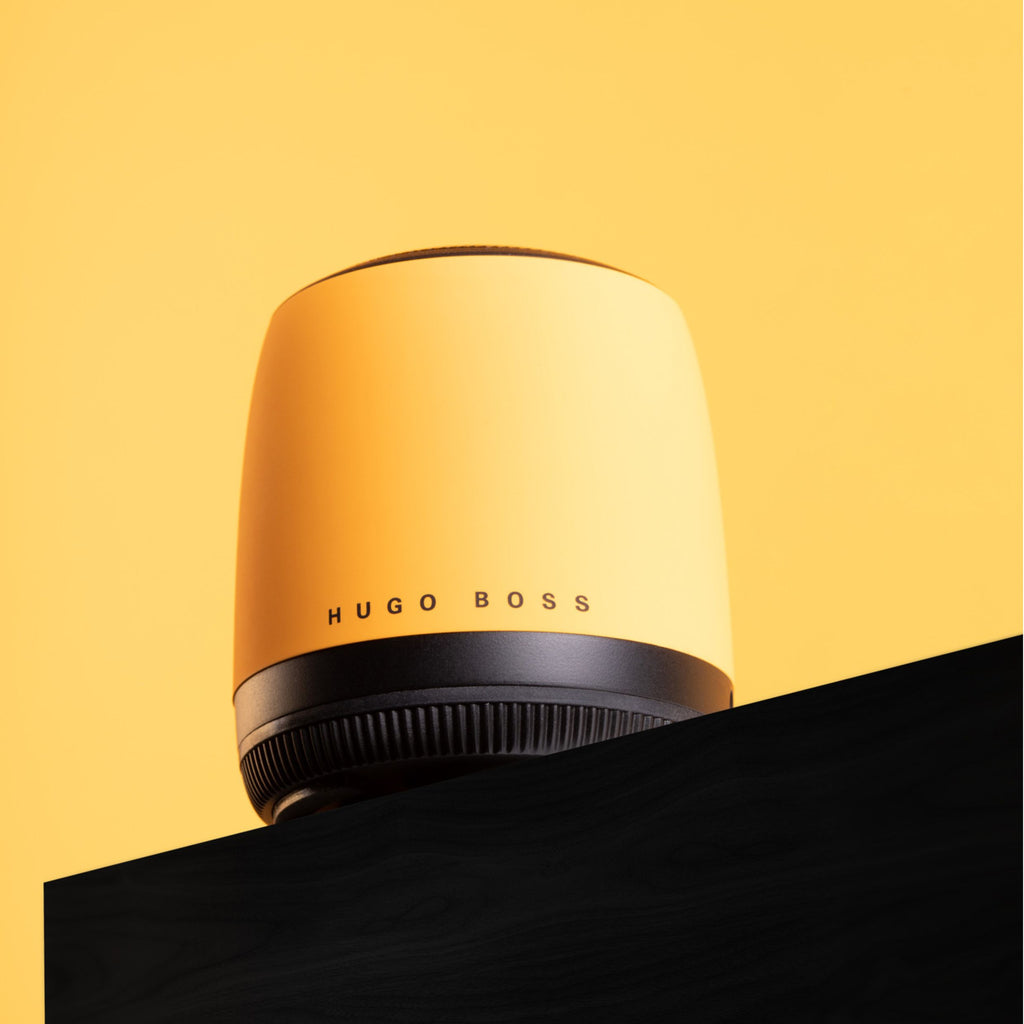  Luxury Bluetooth speaker Hugo Boss Fashion Yellow Speaker Gear Matrix 