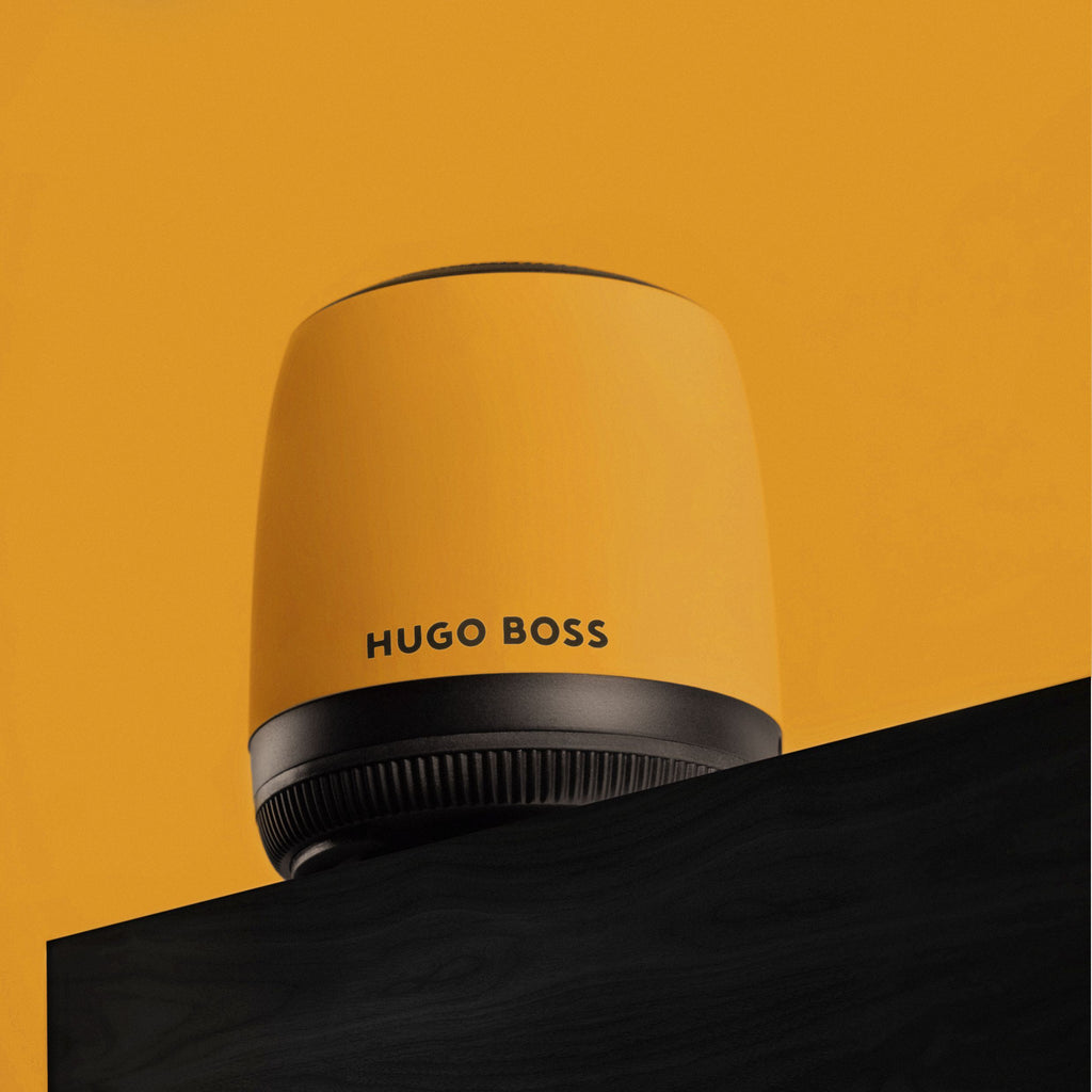 Luxury Bluetooth speaker Hugo Boss Fashion Yellow Speaker Gear Matrix