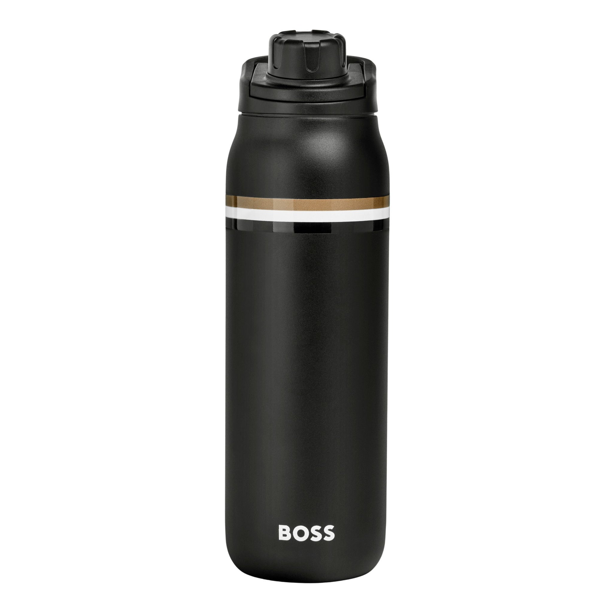 BOSS black matt plated isothermal flask with iconic colors