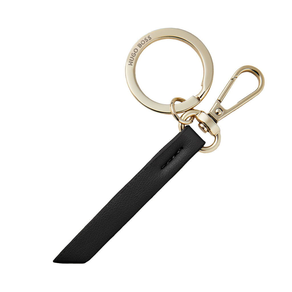 Set HUGO BOSS Black Ballpoint pen, A4 conference folder & Key ring