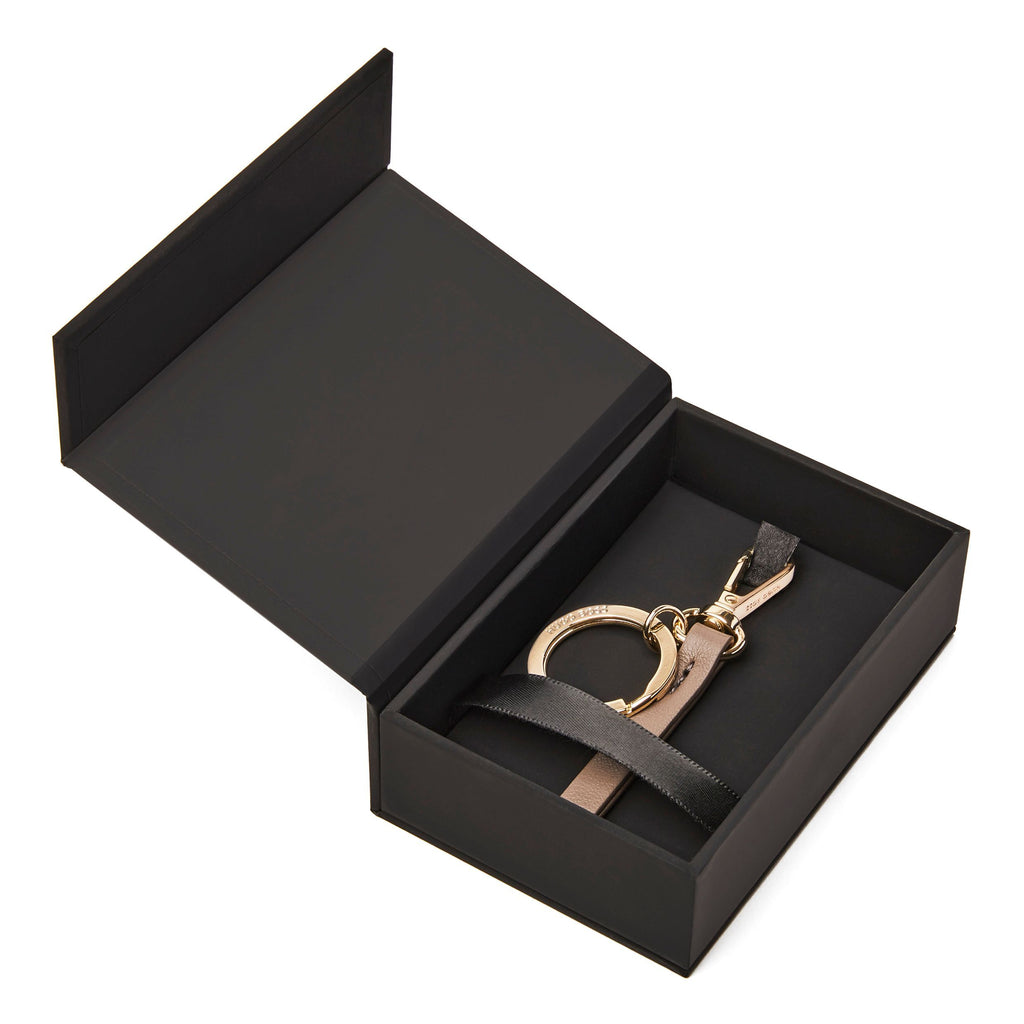 Key ring Triga in Taupe from Hugo Boss business gifts in HK & China