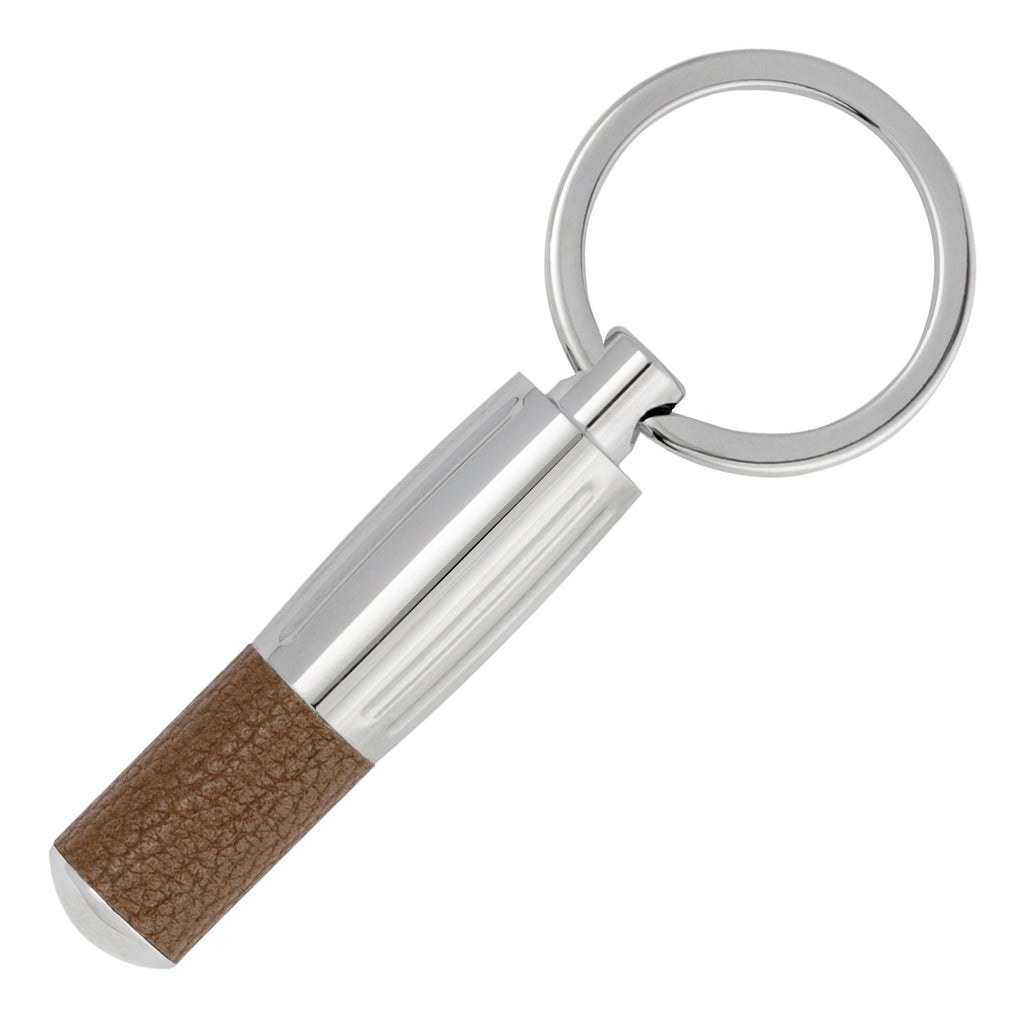 Executive set HUGO BOSS pebbled camel ballpoint pen & key ring Iconic
