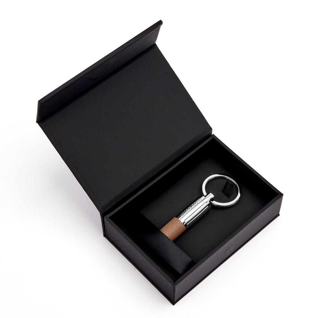Fashion in style key holders HUGO BOSS Camel Key ring Pure Iconic