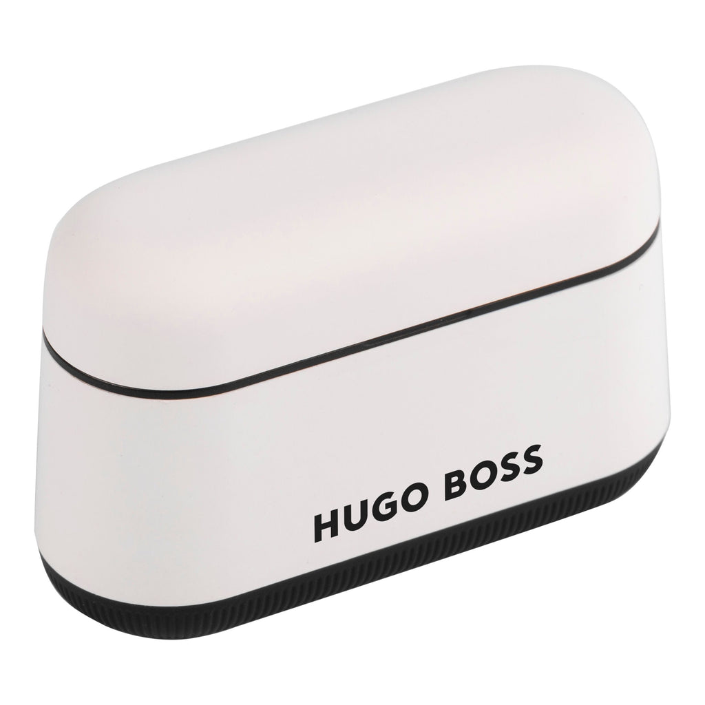 Luxury earbuds for Hugo Boss Fashion White Earphones Gear Matrix