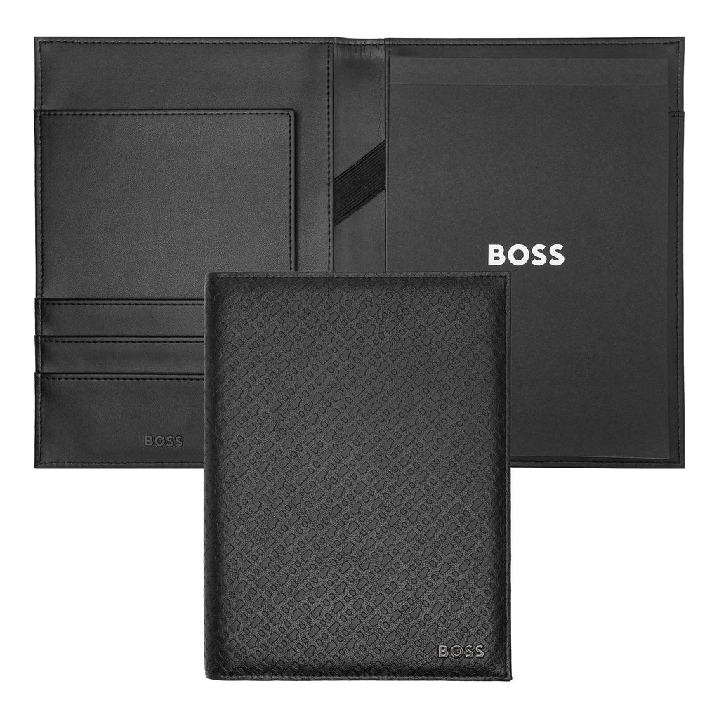Elegant gift set for men HUGO BOSS stylish rollerball pen & A5 folder