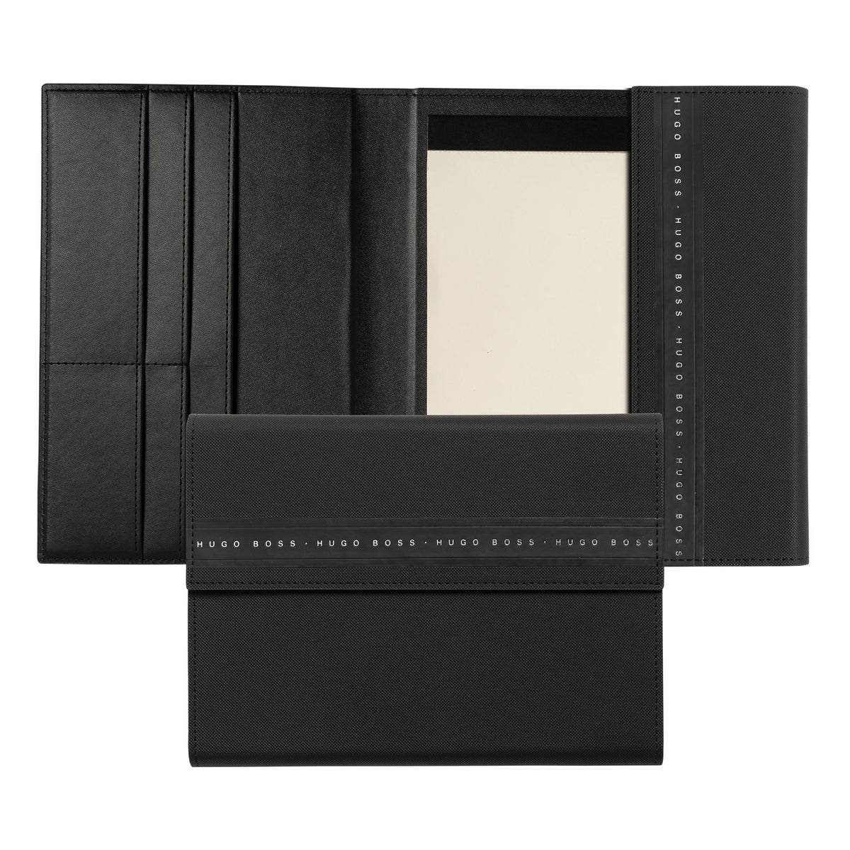 Customized folders HUGO BOSS Men's Black A5 Folder Ribbon – Luxury ...