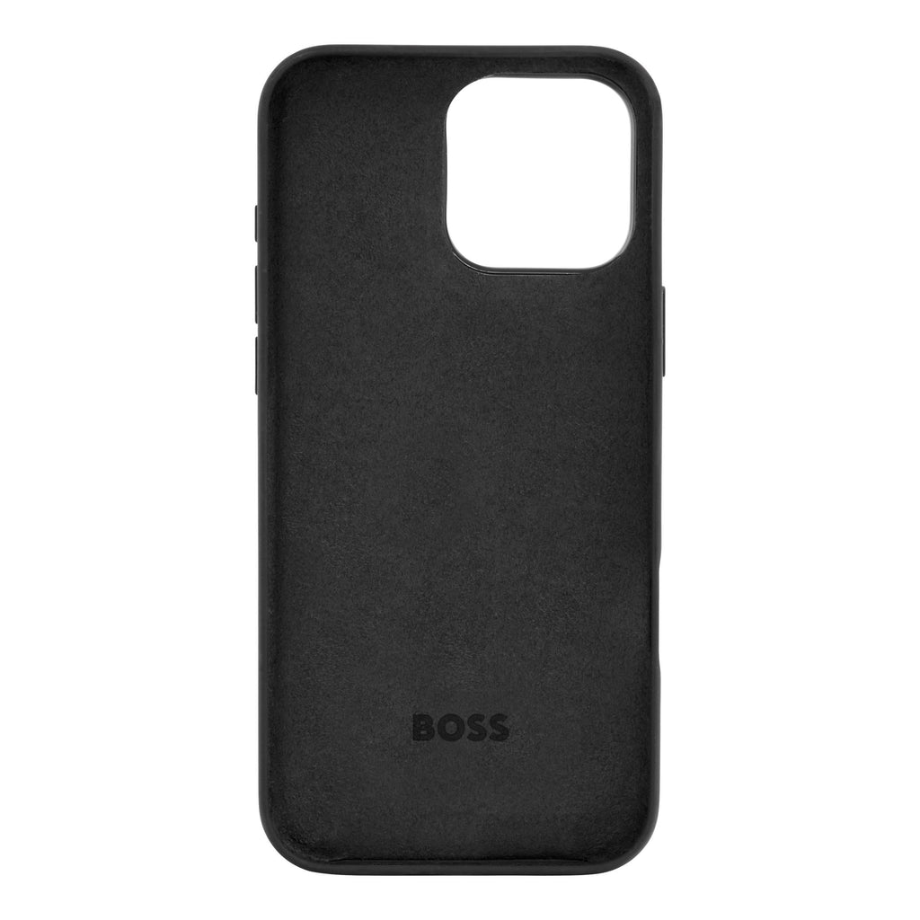 Shop BOSS black phone case for iPhone 16 Pro Max Edge in Hong Kong
