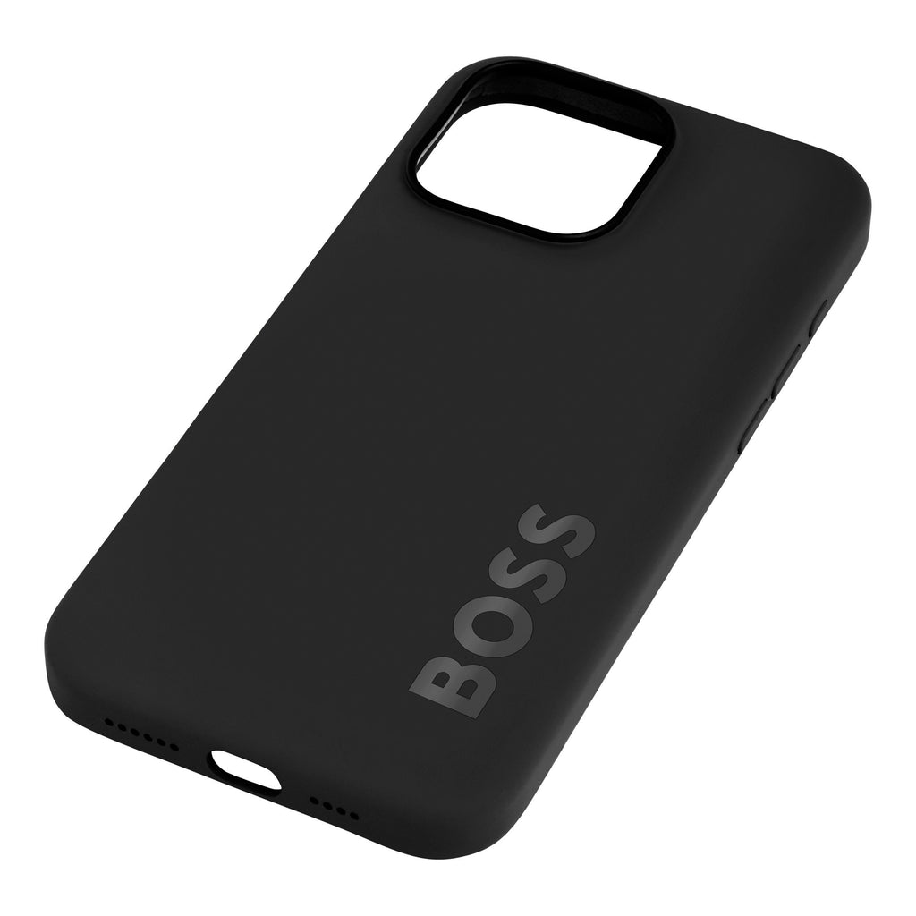 Shop BOSS black phone case for iPhone 16 Pro Max Edge in Hong Kong