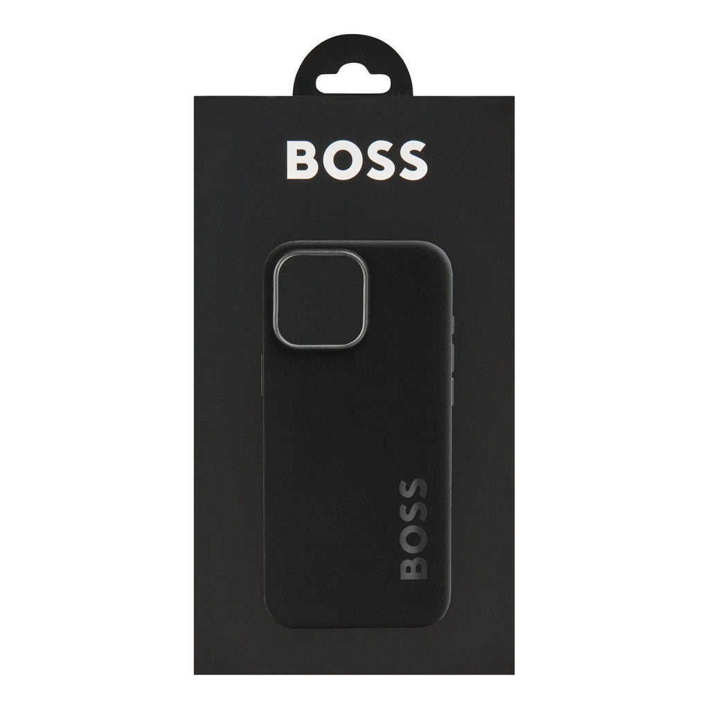 Shop BOSS black phone case for iPhone 16 Pro Max Edge in Hong Kong