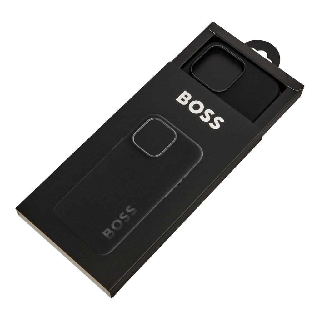Shop BOSS black phone case for iPhone 16 Pro Max Edge in Hong Kong